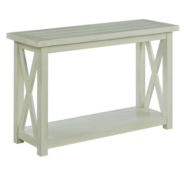 Seaside Lodge Console Table Off White Home Styles