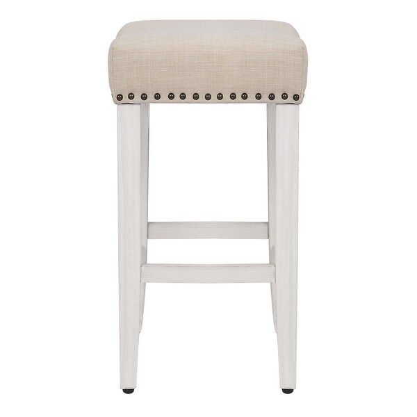 Dover 24-inch Saddle Counter Stool (Set of 2)