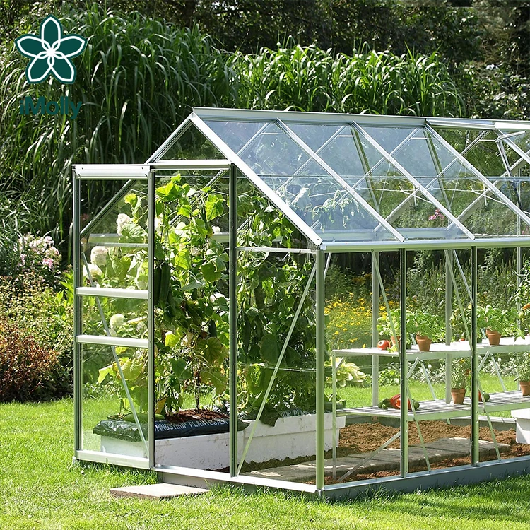 Manufacturer Supply Commercial Strong Reinforced Plastic Hobby Garden Tropical Greenhouse