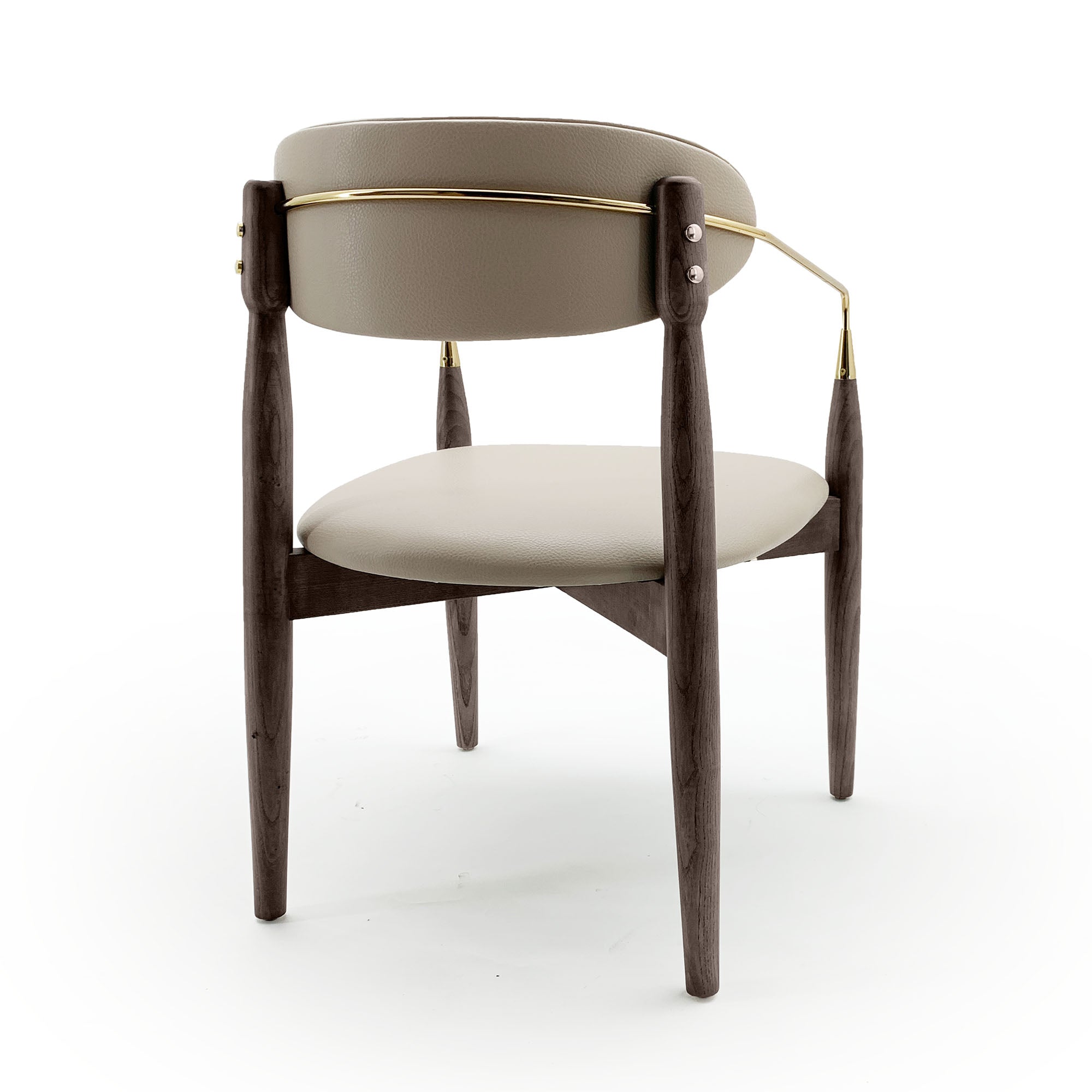 Monet Leather Chair Mon001-Beige