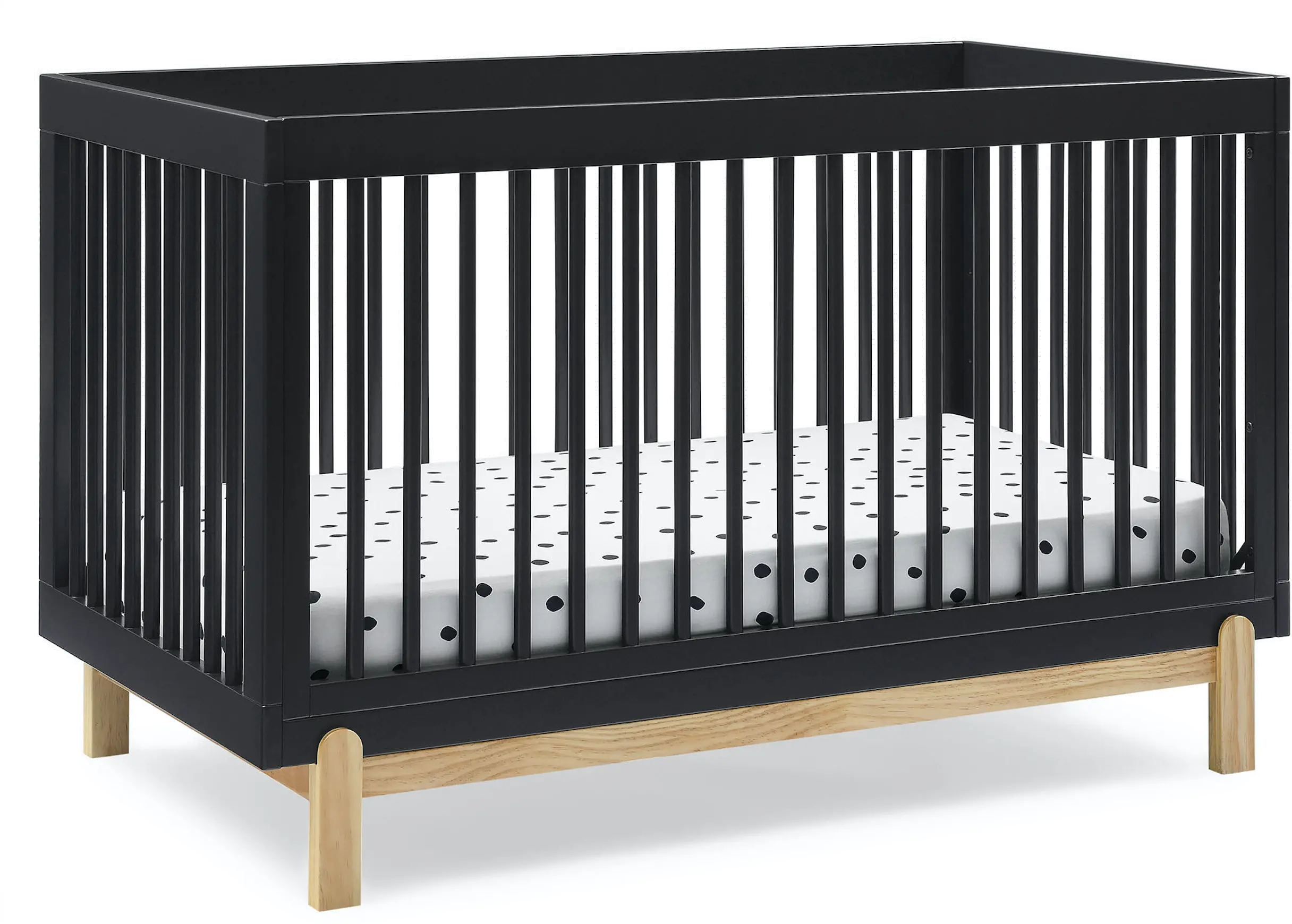 Poppy Dark Gray 4-in-1 Convertible Crib