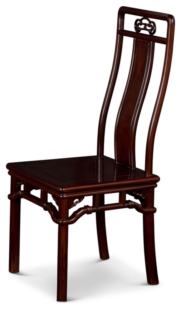 Mahogany Ebonywood Chinese Ming Design Side Chair   Asian   Dining Chairs   by China Furniture and Arts  Houzz