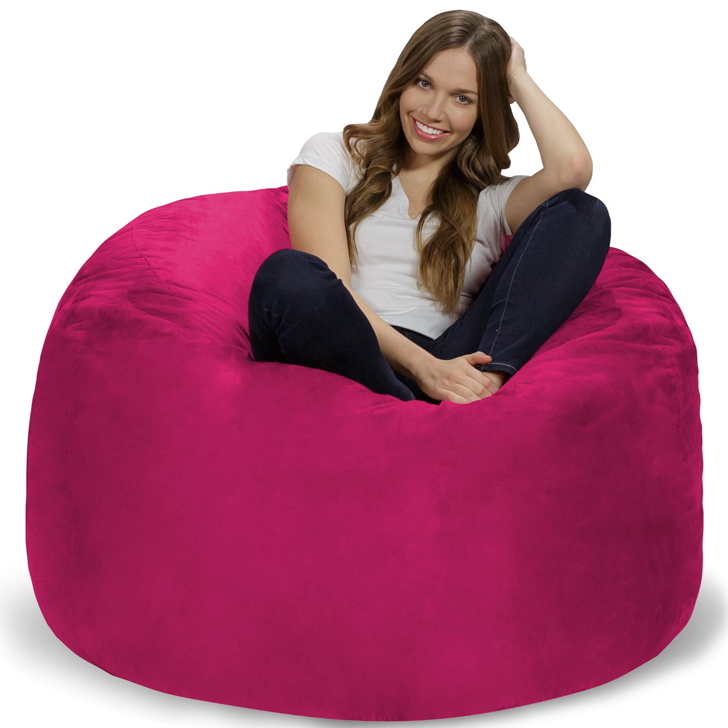 Relax Sacks Bean Bag Chair, Pink