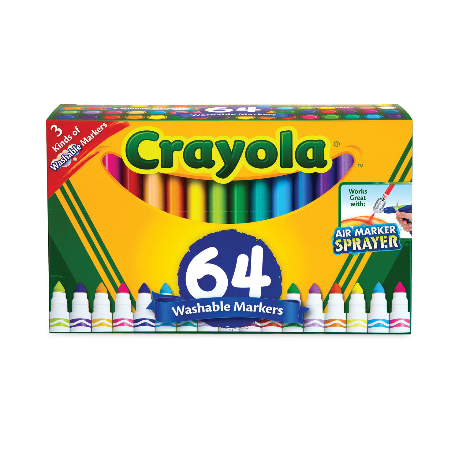 Broad Line Washable Markers by Crayolaandreg; CYO588180