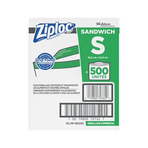 Ziploc Resealable Sandwich Bags  SJN682255