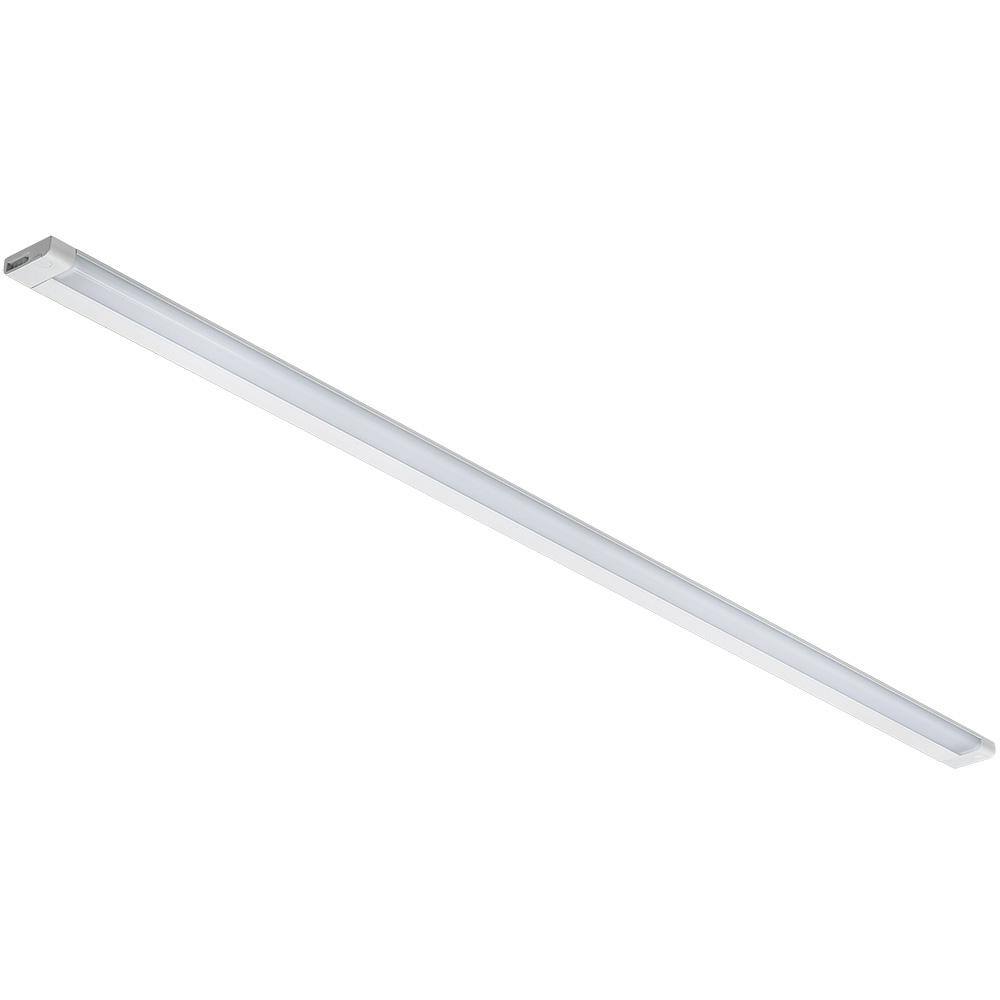 ETi 40 in. 64-Watt Equivalent Ultra Thin Magnetic Shelf Light Plug-in Integrated LED White Strip Light Fixture (12-Pack) 535091610-12PK