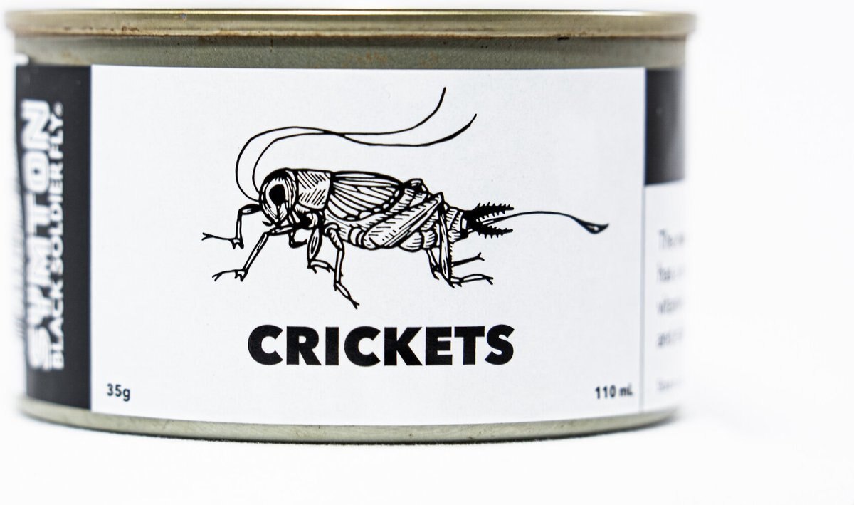 Symton Crickets Canned Reptile Food， 35-g， count of 3