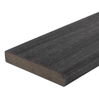 NewTechWood UltraShield Naturale Cortes 1 in. x 6 in. x 8 ft. Hawaiian Charcoal Solid Composite Decking Board US07-8-CH