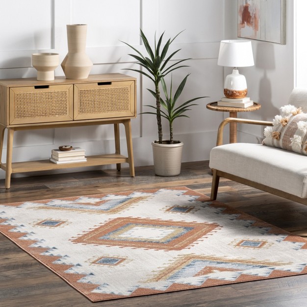 Nuloom Faviola Southwestern Bordered Area Rug