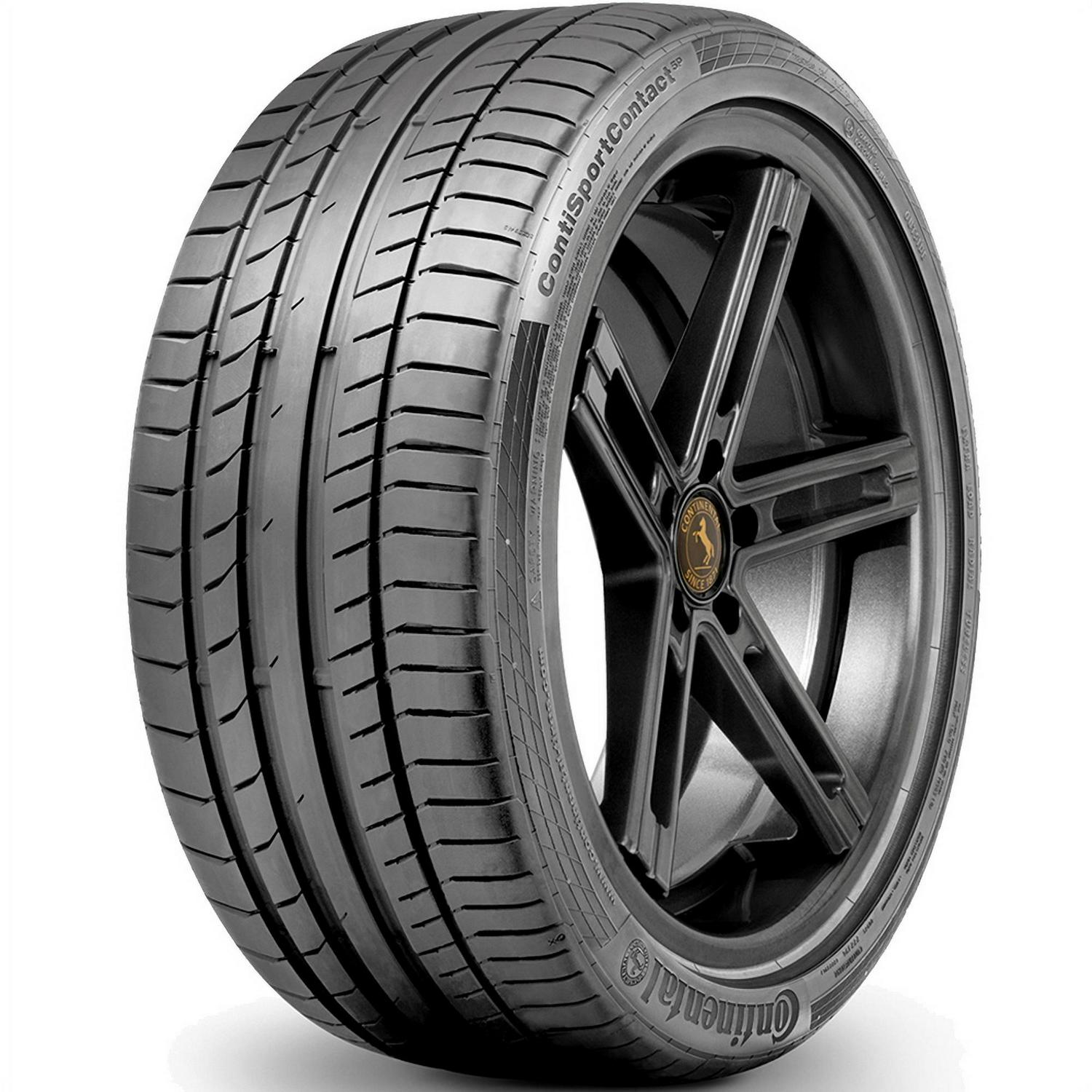 One Continental ContiSportContact 5P 255/35R19 ZR 96Y XL (MO) Performance Tire