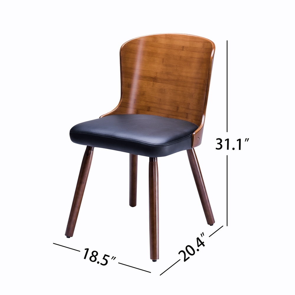 Corvus Calvados Mid century Modern Dining Chairs (Set of 2)