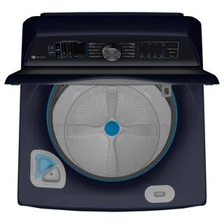 GE Profile Profile 5.4 cu. ft. High-Efficiency Smart Top Load Washer with Built-in Alexa Voice Assistant in Sapphire Blue PTW900BPTRS