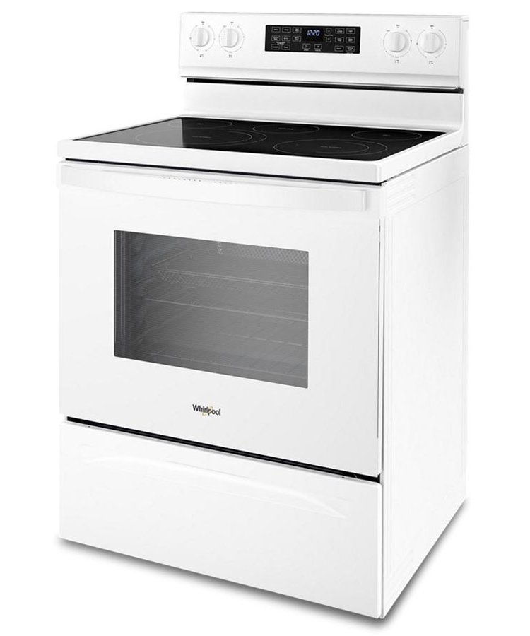 Whirlpool 5.3 Cu. Ft. White Electric 5-In-1 Air Fry Oven