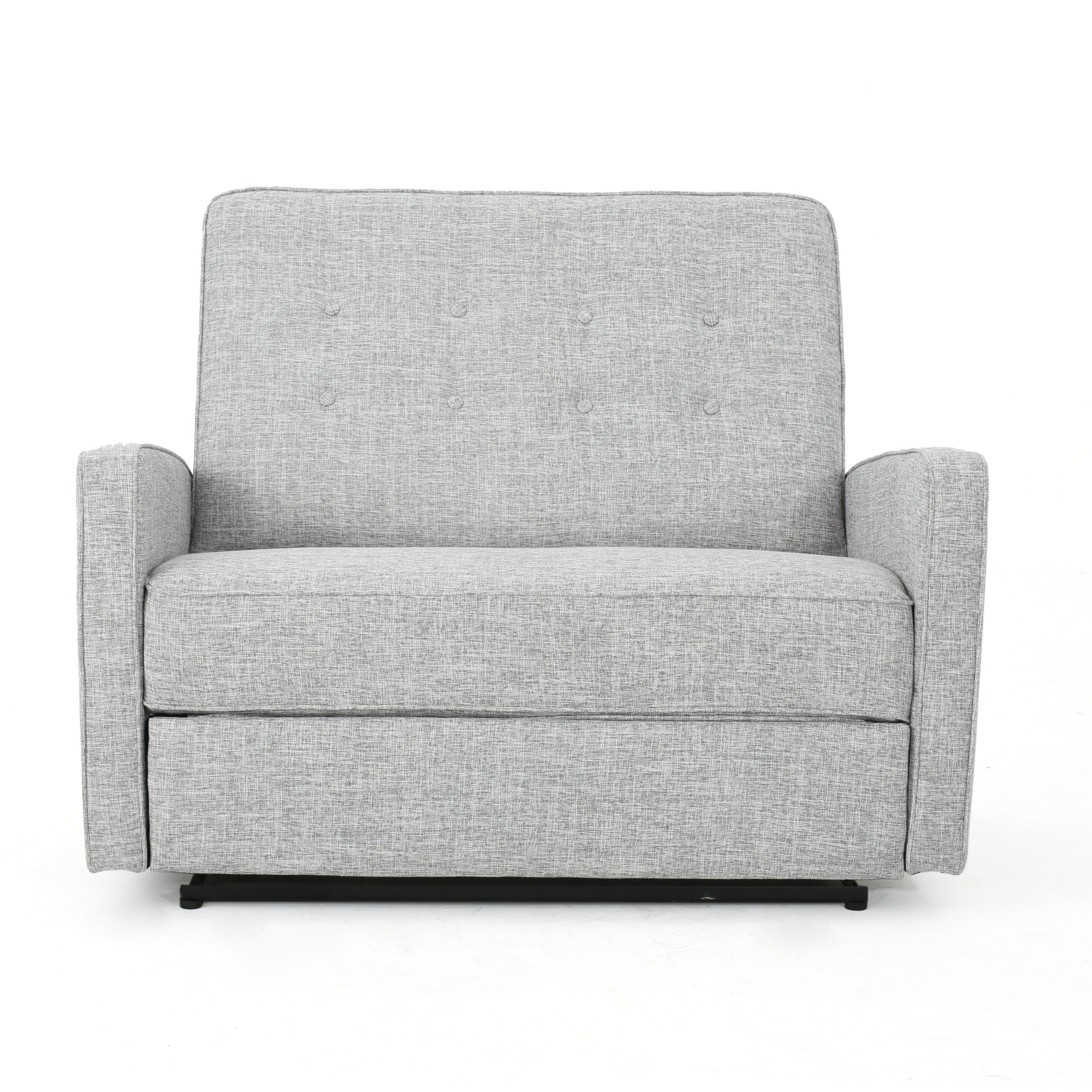 Callade Buttoned Fabric Reclining Loveseat