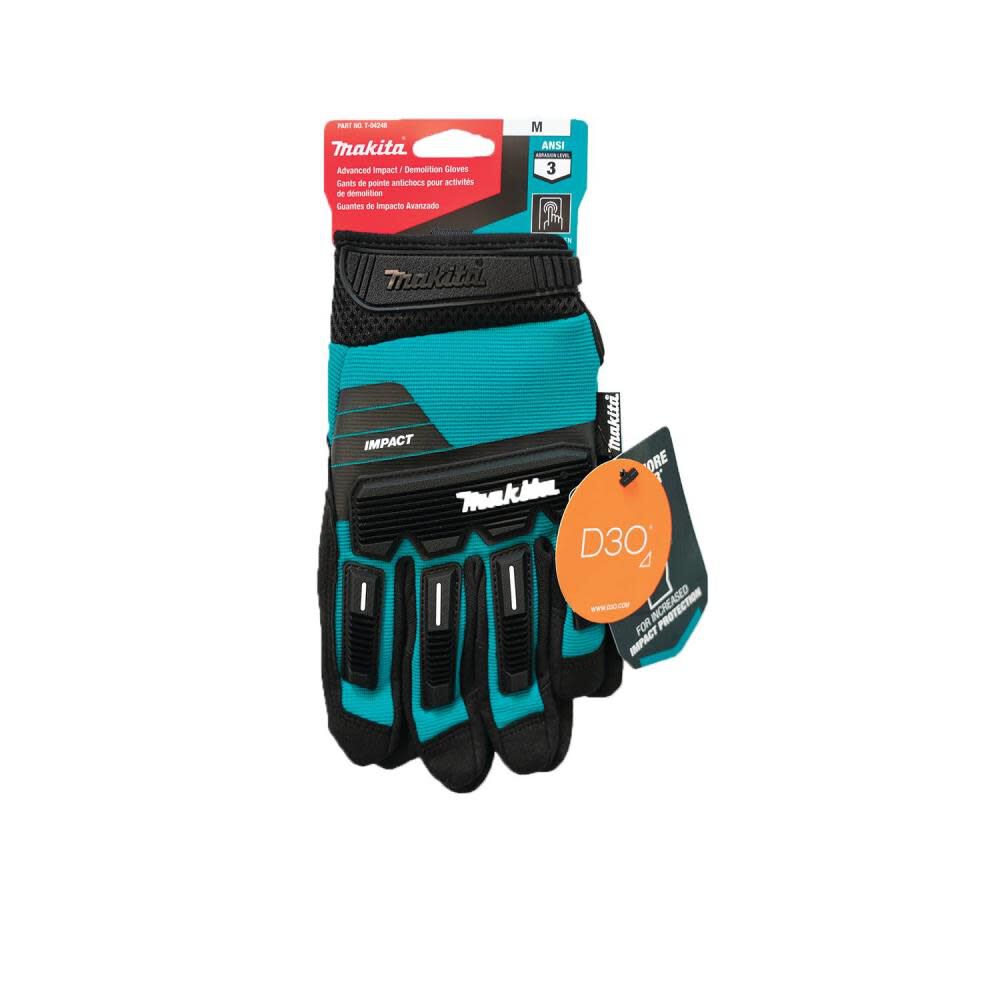 Makita Advanced Impact Demolition Gloves Large T-04254 from Makita