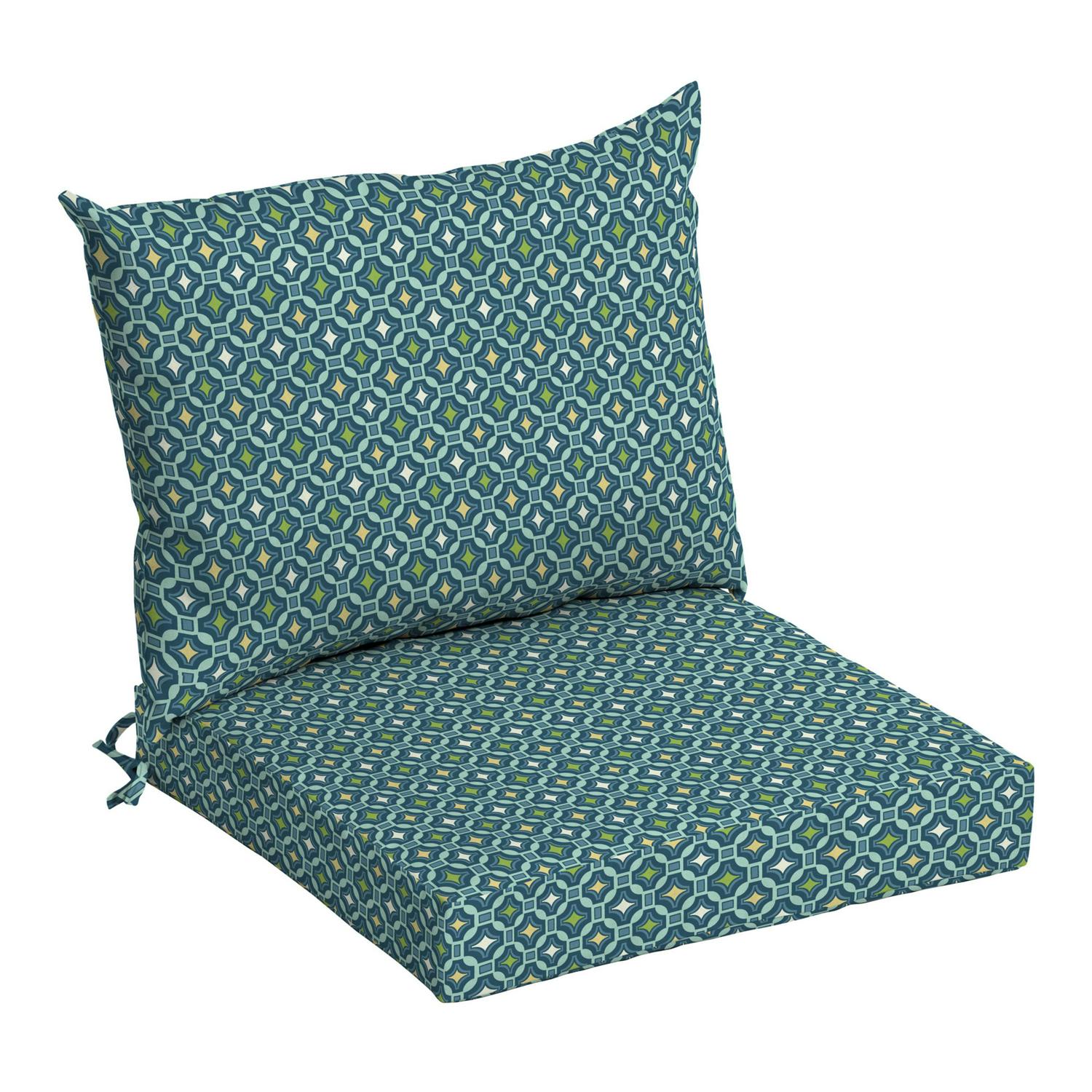 Arden Selections Outdoor Cushion Pillow Back 21 x 21， Alana Tile