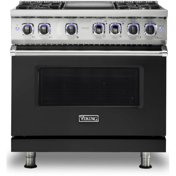 Viking 36-inch Freestanding Gas Range with Elevation Burners VGR7362-4GCSLP