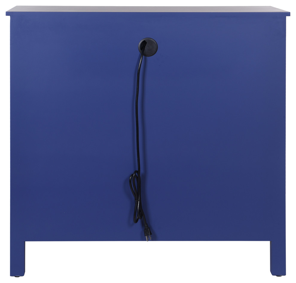 Dann Foley Lifestyle Chest Blue and Cream Finish   Contemporary   Accent Chests And Cabinets   by StyleCraft  Houzz