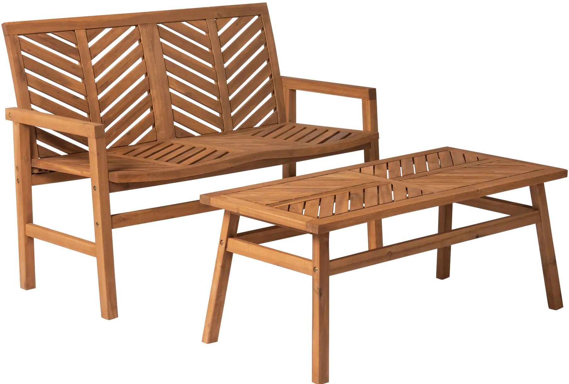 Vincent Natural 2 Piece Patio Chair Set