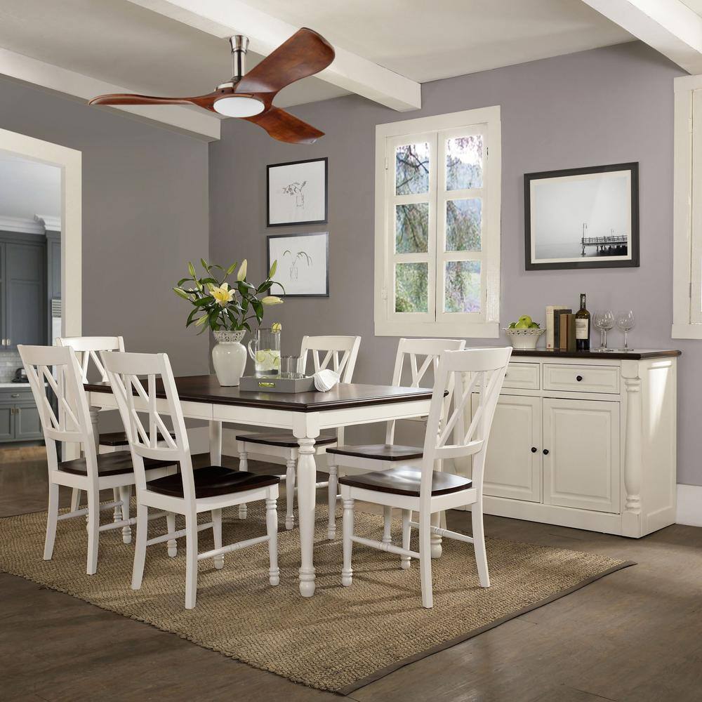 CROSLEY FURNITURE Shelby 7-Piece White Dining Set KF20001-WH