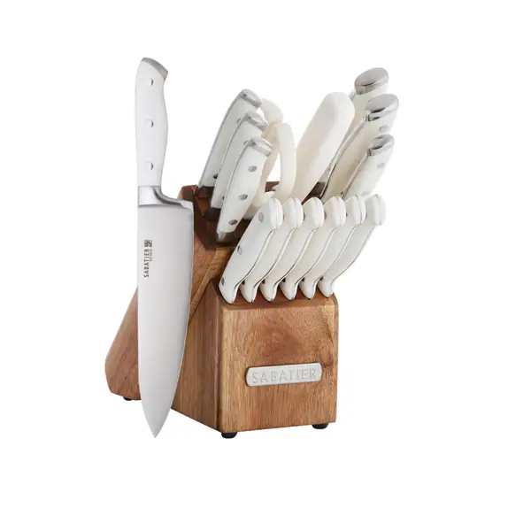 Sabatier 15-Piece Forged Triple Rivet Knife Block Set