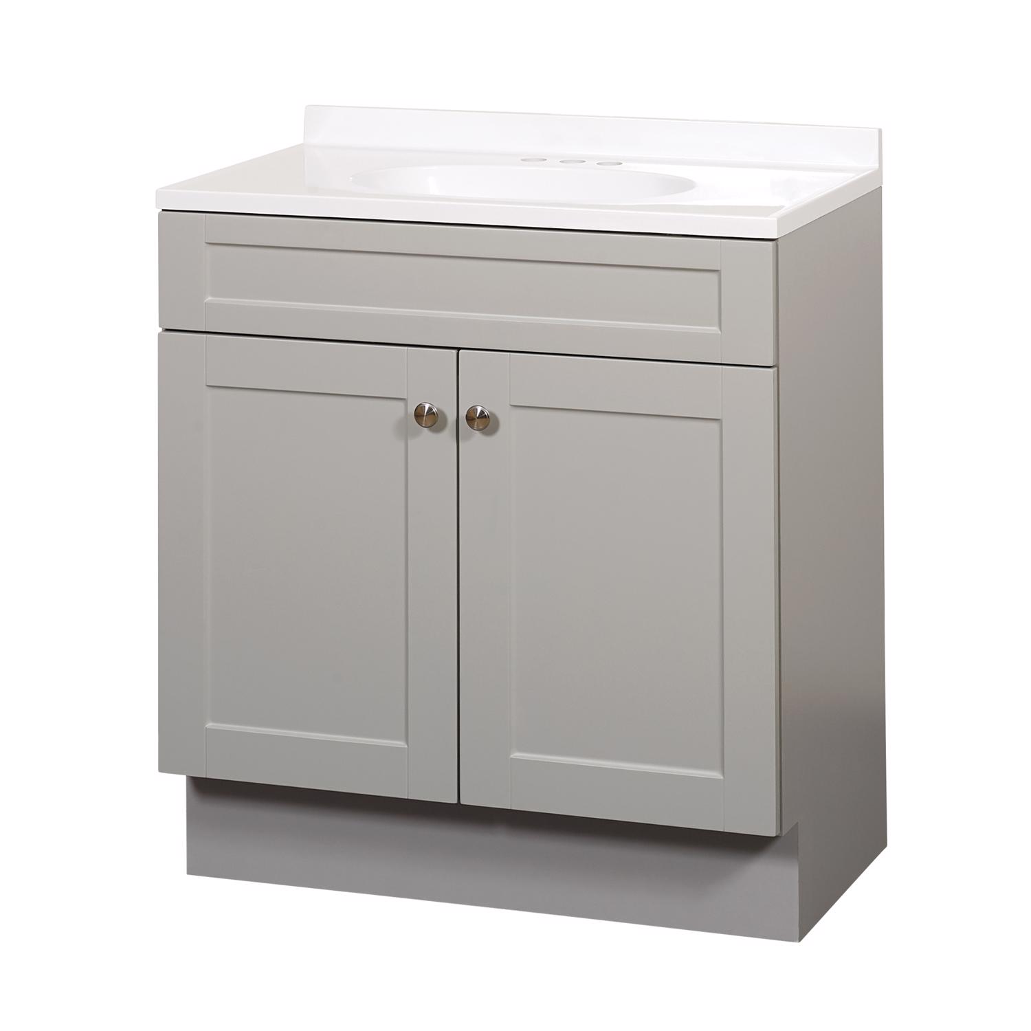 Zenna Home Single Gary Bathroom Vanity 30 in. W X 18 in. D X 35 in. H