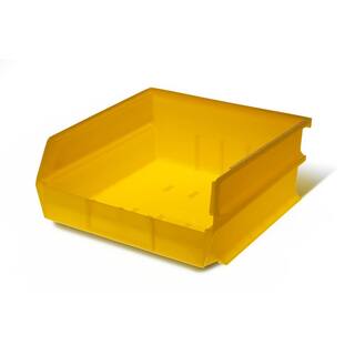 Triton Products 14.5 in. H x 22 in. W x 10.875 in. D Yellow Plastic 6-Cube Organizer 3-235YWS