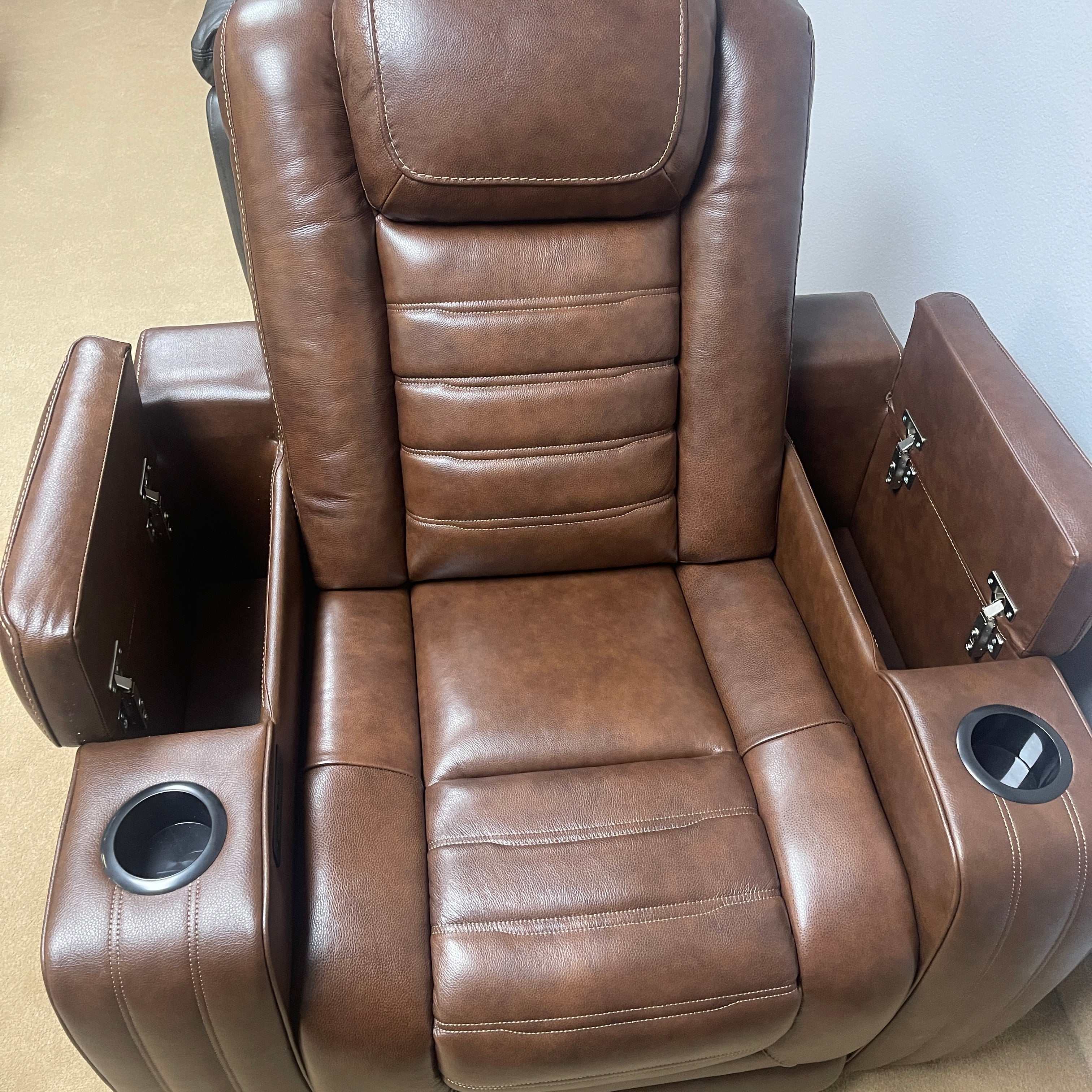 (Online Special Price) Backtrack Chocolate Power Recliner