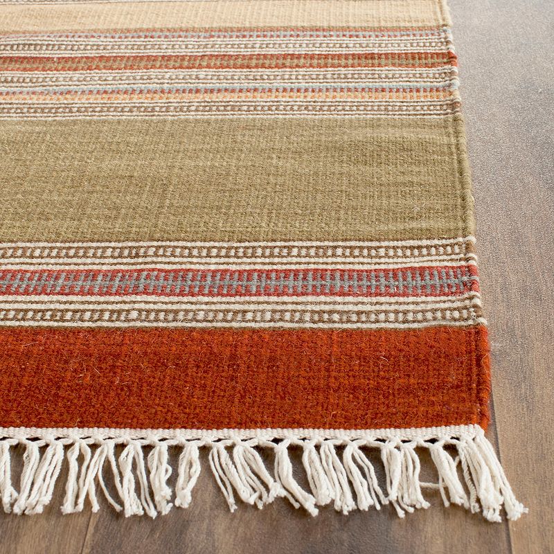 Safavieh Kilim Reese Striped Wool Blend Rug