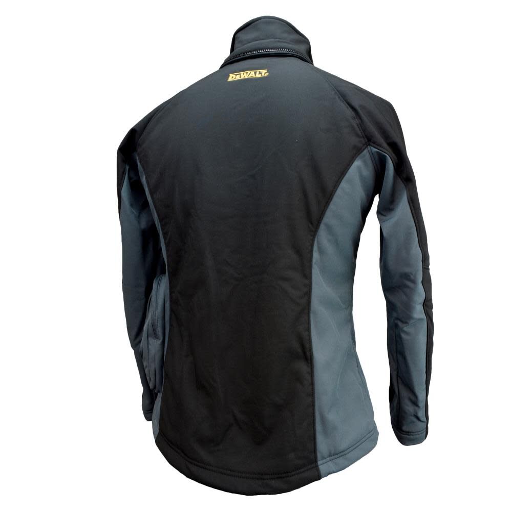 DEWALT Hooded Soft Shell Jacket Kitted: Battery Adapter and Charger Black - XL DCHJ066C1-XL from DEWALT