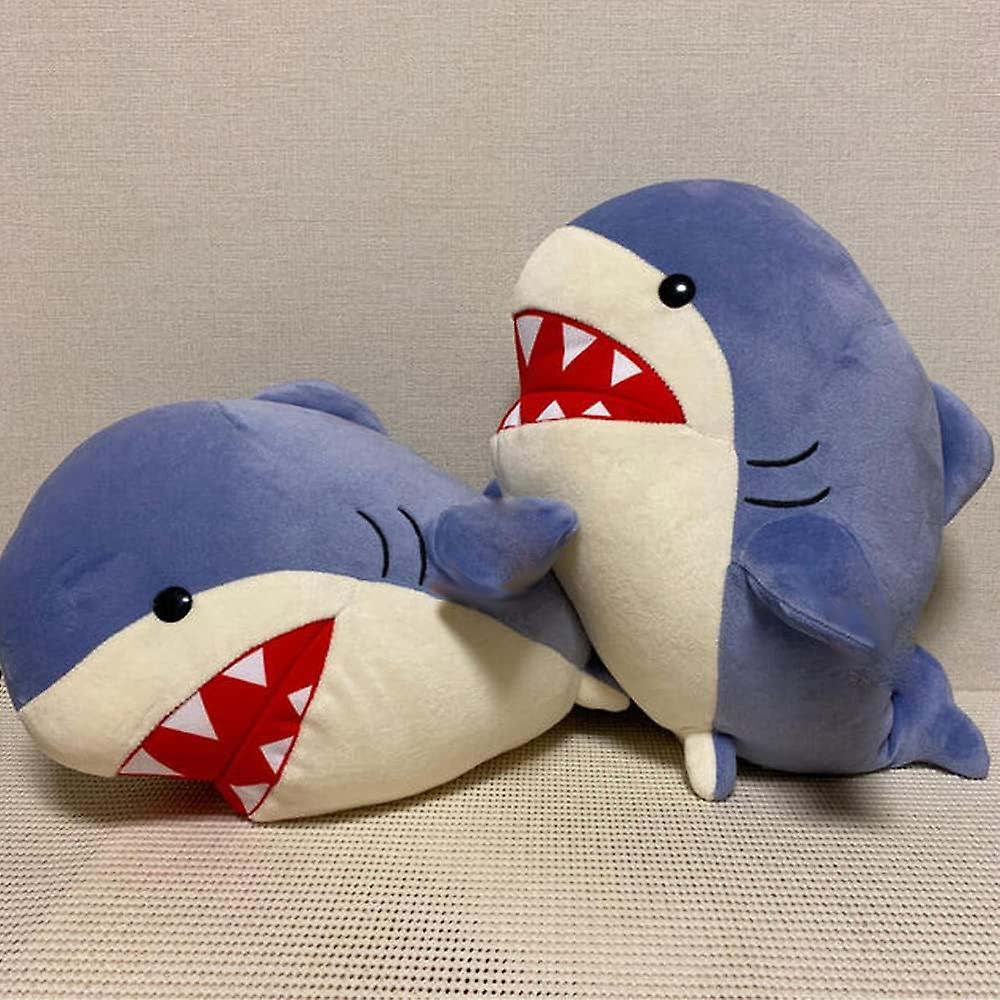 11''commander Shark Plush Toy Cute Shark Soft Plush Doll Plush Figure Cartoon Stuffed Plush Toy Stuffed Pillow