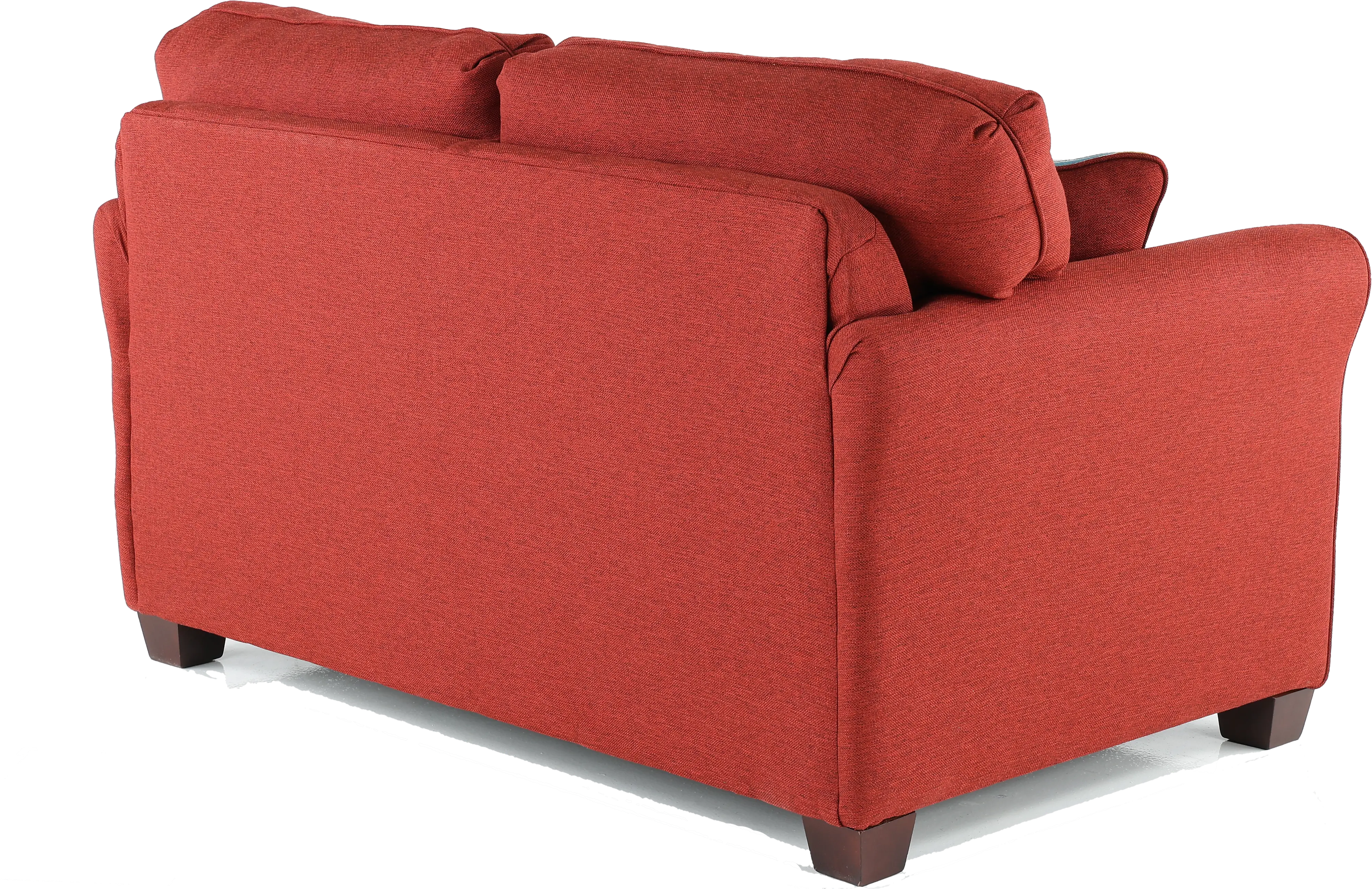 Wall St. Red Loveseat