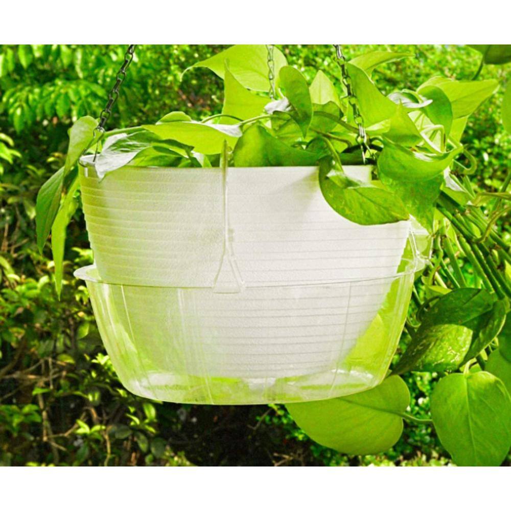 Vigoro Medium-Duty Hanging Basket Plastic Saucer VG-DCMD10