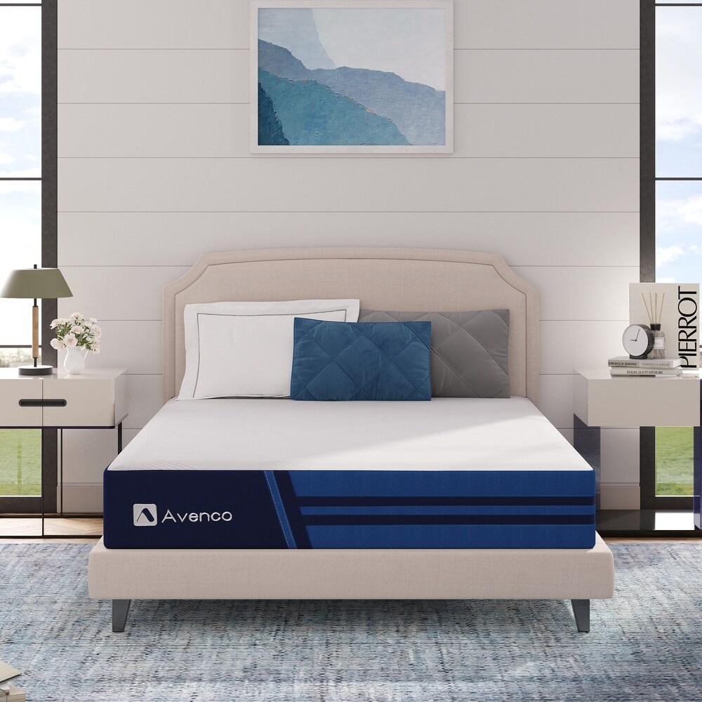 Avenco Mattress in a Box 8 Inch Bed Hybrid Mattress Gel Memory Foam and Pocket Spring