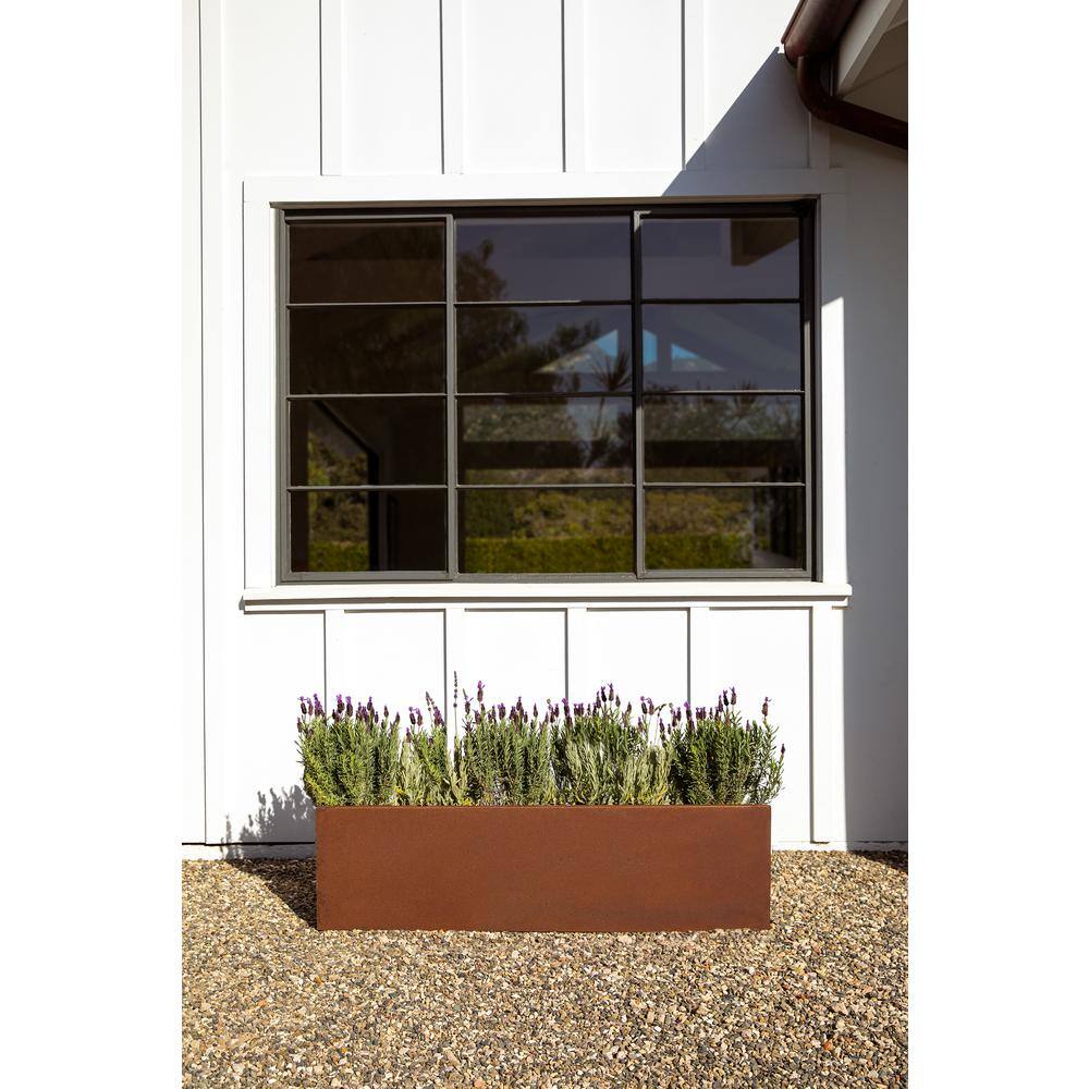 Veradek 2 ft. x 4 ft. Metal Corten Steel Garden Bed GBVRECS