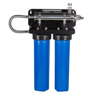 PUR 15 GPM Whole Home Ultraviolet Water Disinfection and Filtration System with Mounting Rack PUVR15H