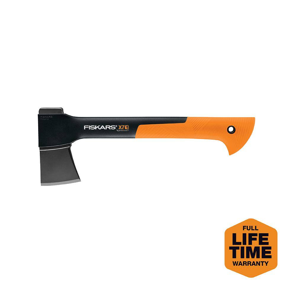 Fiskars X7 1.4 lb Hatchet Camping Axe with 14 in. Shock-absorbing Handle 378501-1004