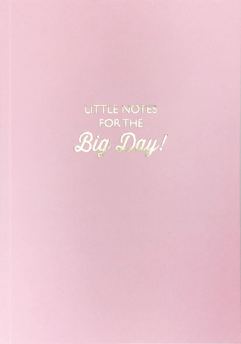 Little Notes For The Big Day Lined Notebook