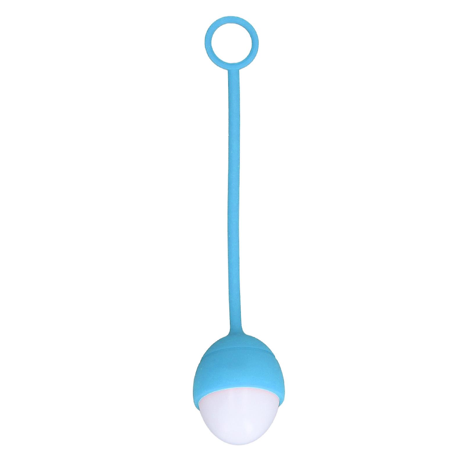 Usb Rechargeable Night Light Silicone Lamp Mini Bedside Led Lamp Portable White Light Lampblue