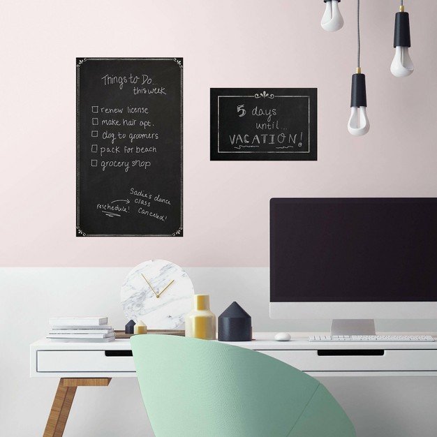 Decorative Chalkboard Peel And Stick Giant Wall Decal Roommates