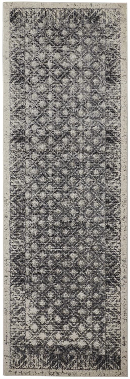 Kiba Black and Ivory Rug by BD Fine