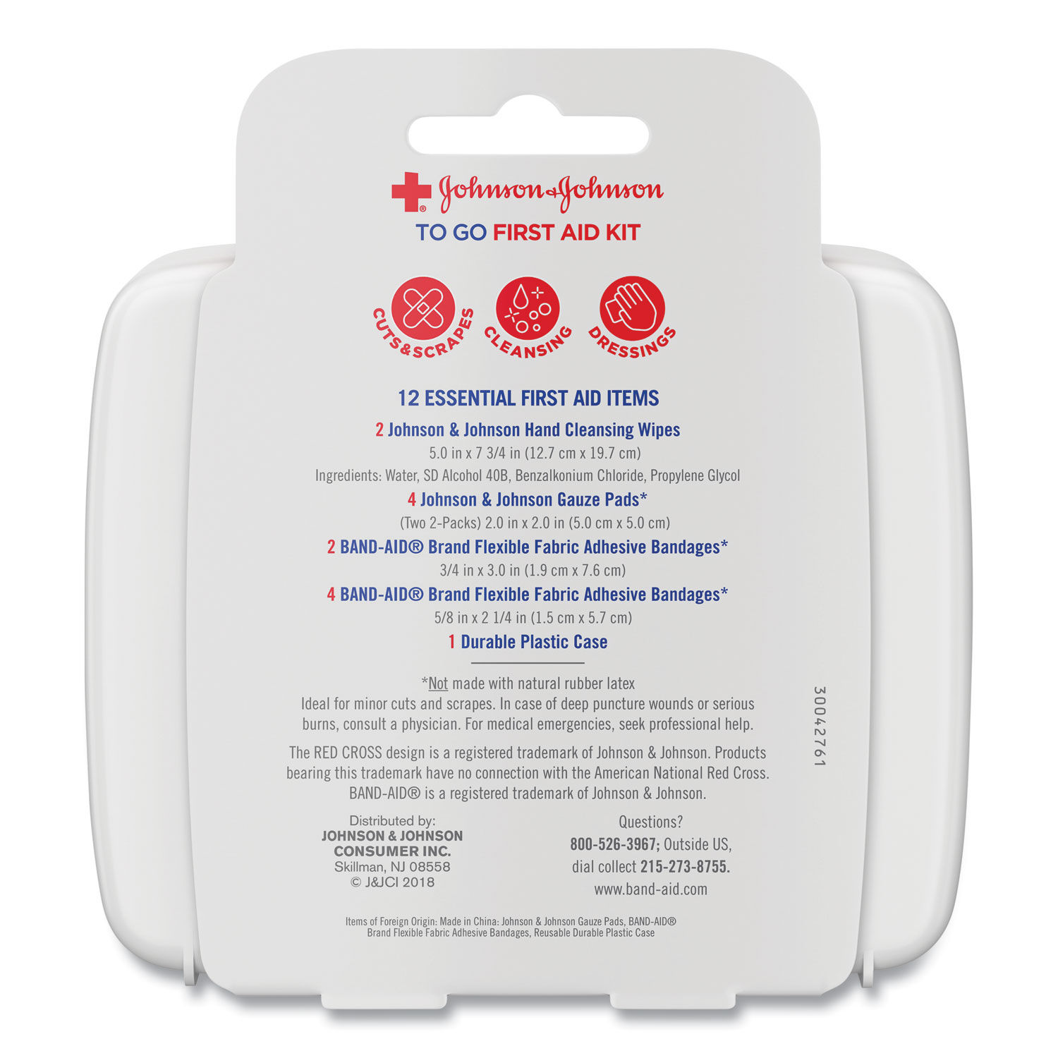 Mini First Aid To Go Kit by Johnson and Johnsonandreg; Red Crossandreg; JOJ8295