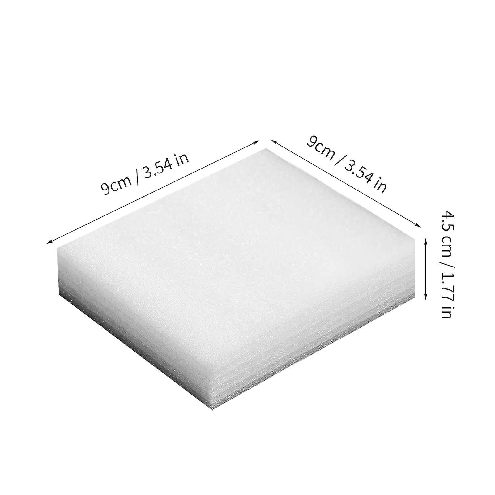 Dry Foam White Pearl Cotton Rectangle Foam Block Shockproof Packaging Foam For Wedding Birthday Party9x9x4.5 Cm / 3.54x3.54x1.77 In