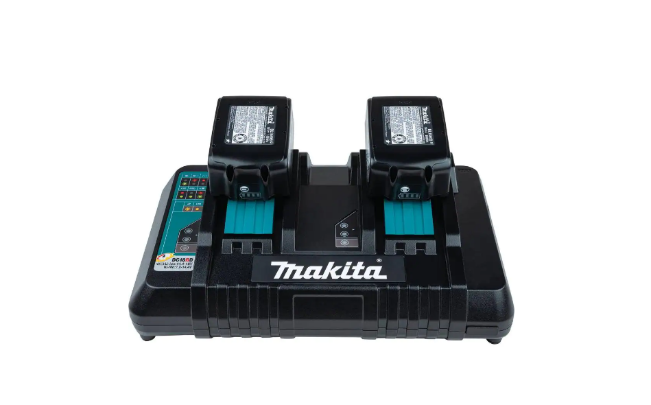 Makita DC18RD 18-Volt Lithium-Ion Dual Port Rapid Optimum Charger