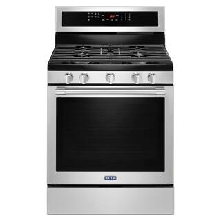 Maytag 5.8 cu. ft. Gas Range with True Convection in Fingerprint Resistant Stainless Steel MGR8800FZ