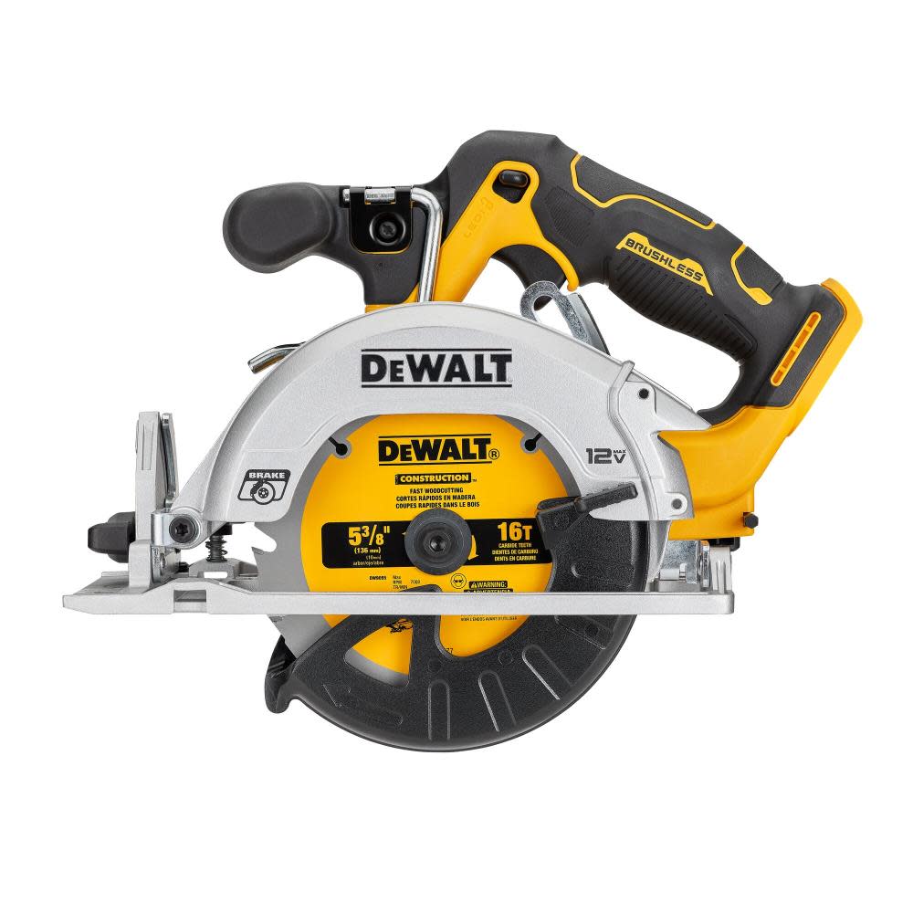 DEWALT XTREME 12V MAX Circular Saw Bare Tool BRUSHLESS 5 3/8