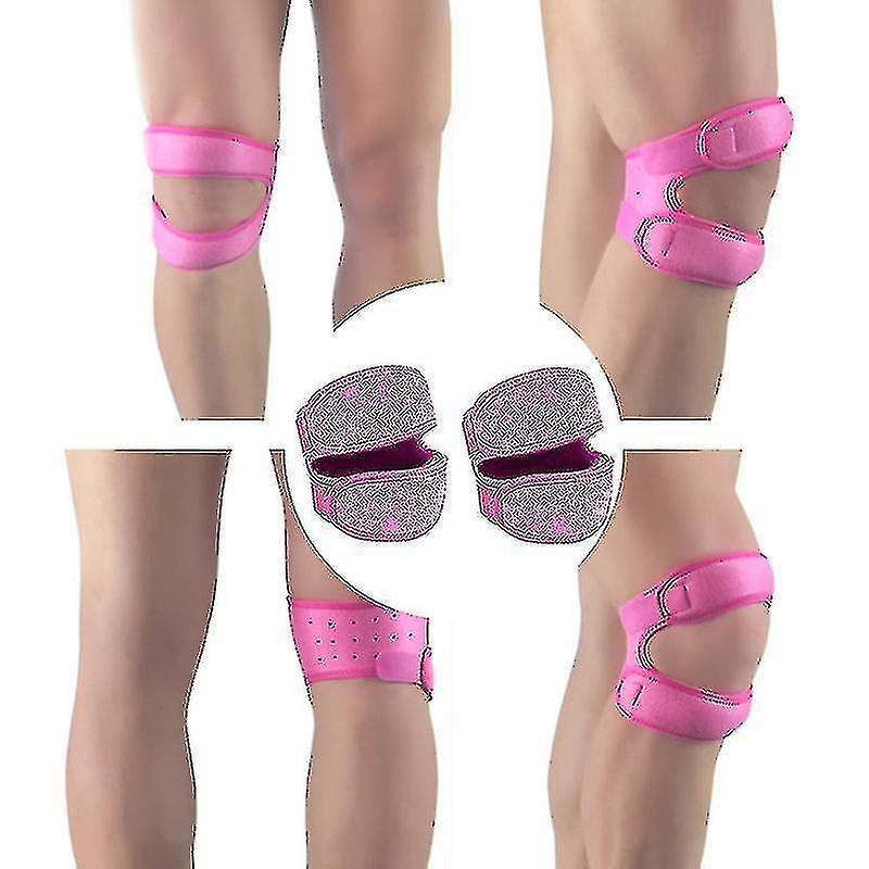 2 Pcs Patella Knee Strap Men Women Adjustable Knee Brace Tendon Support Band Knee Pain Relief For Ba