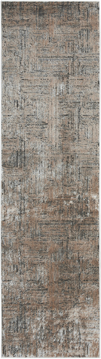 Calvin Klein Irradiant Black Ivory Modern Rug