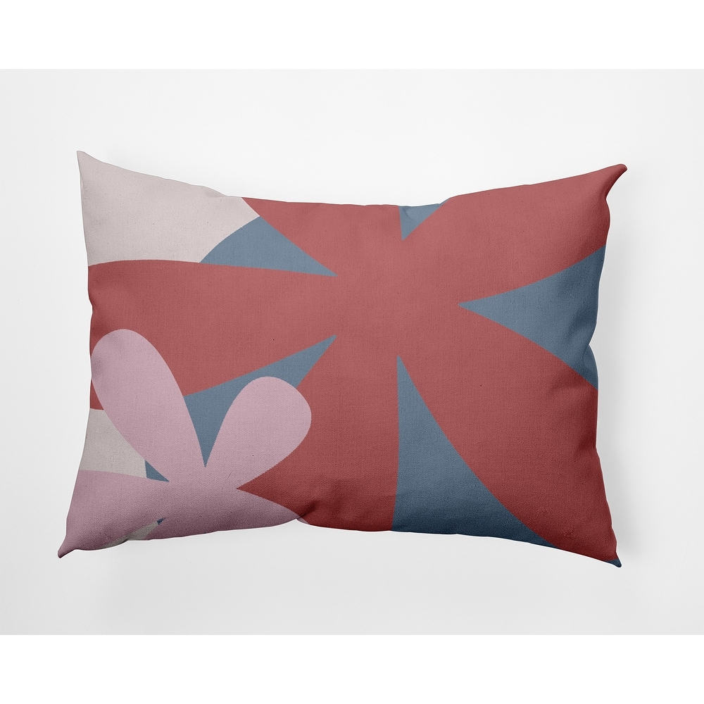 Bold Flowers Polyester Indoor/Outdoor Pillow