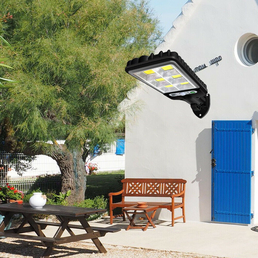 Solar Street Light 600W LED Flood Motion Sensor Security Wall Street Yard Outdoor Lamp